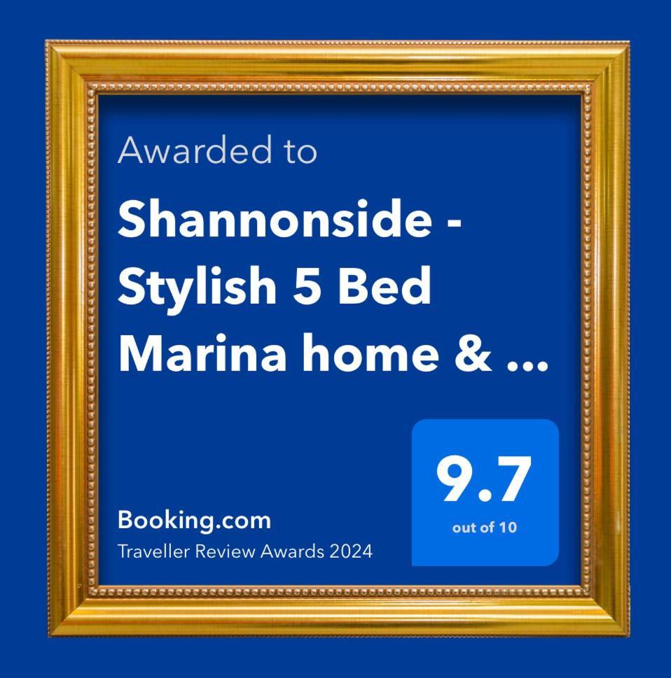 Shannonside - Stylish 5 Bed Marina Home & 40Ft Mooring Termonbarry Εξωτερικό φωτογραφία